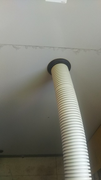 スクロール設置ダクト