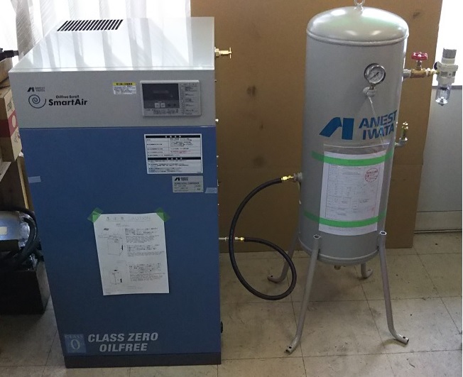 スクロール設置3.7kw